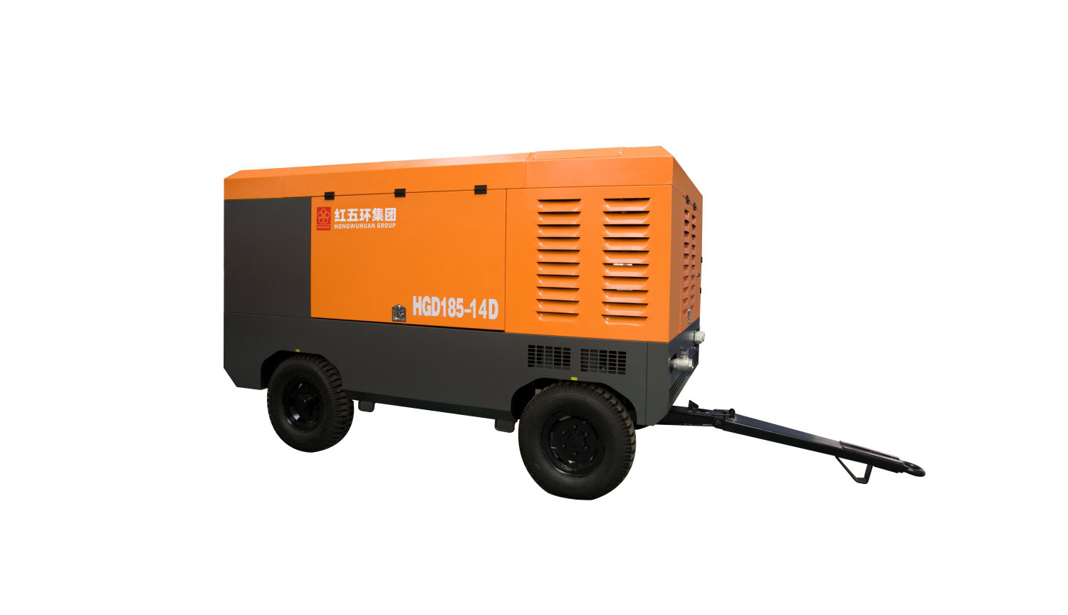 電驅-HGD兩級壓縮高壓系列移動空壓機 HGD200、HGD250 電移